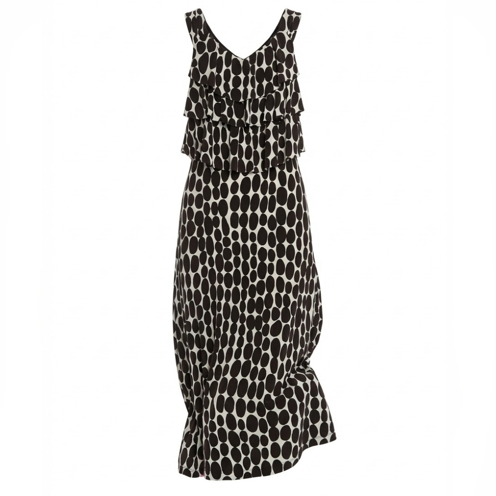 Enfocus Studio Black and White Maxi Dress Size 8